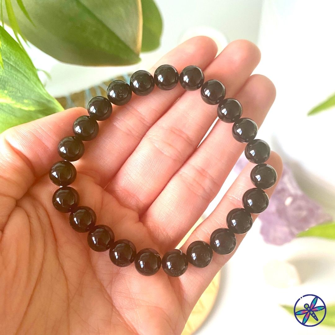 Black Onyx / Agate Bracelet