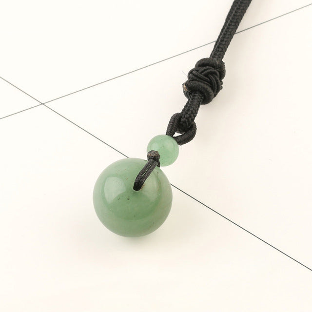Aventurine Sphere Necklace