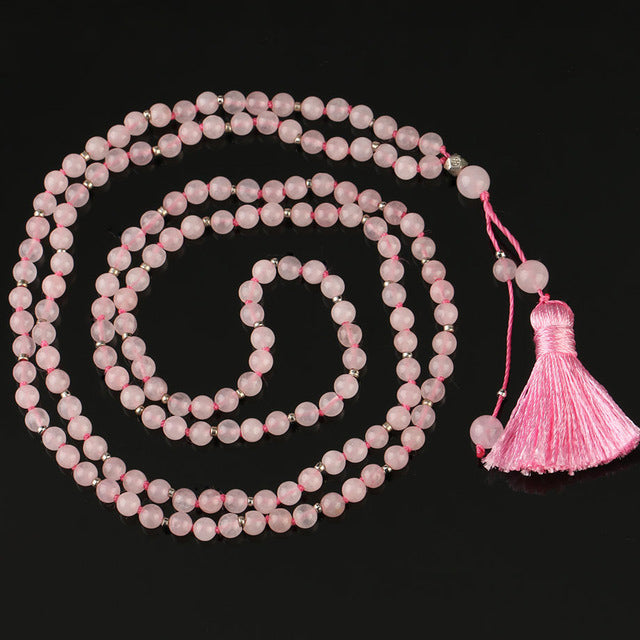 Rose Quartz Mala - 4mm beads