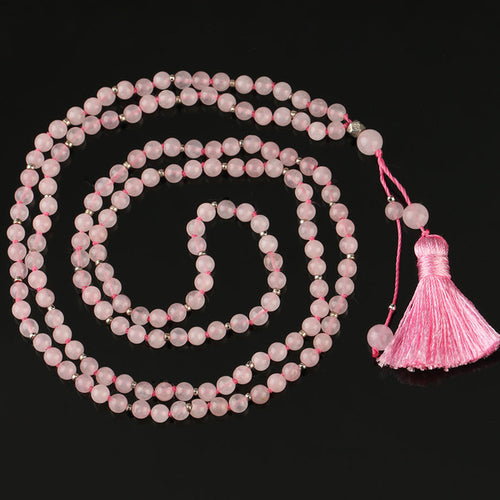 Rose Quartz Mala - 4mm beads
