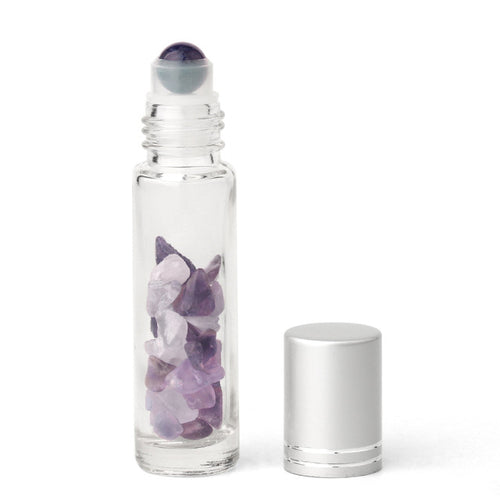 Botellas de cristal con rodillo para aceites esenciales 