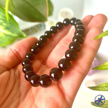 Black Onyx / Agate Bracelet
