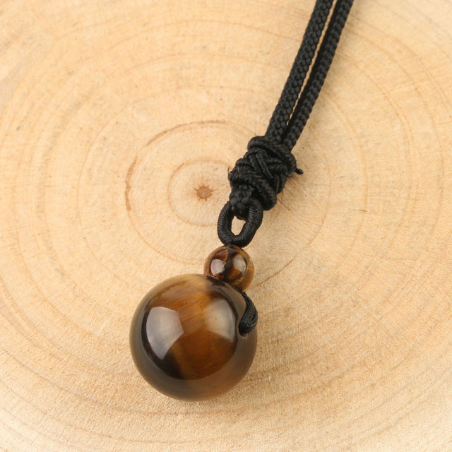 Tiger Eye Sphere Necklace
