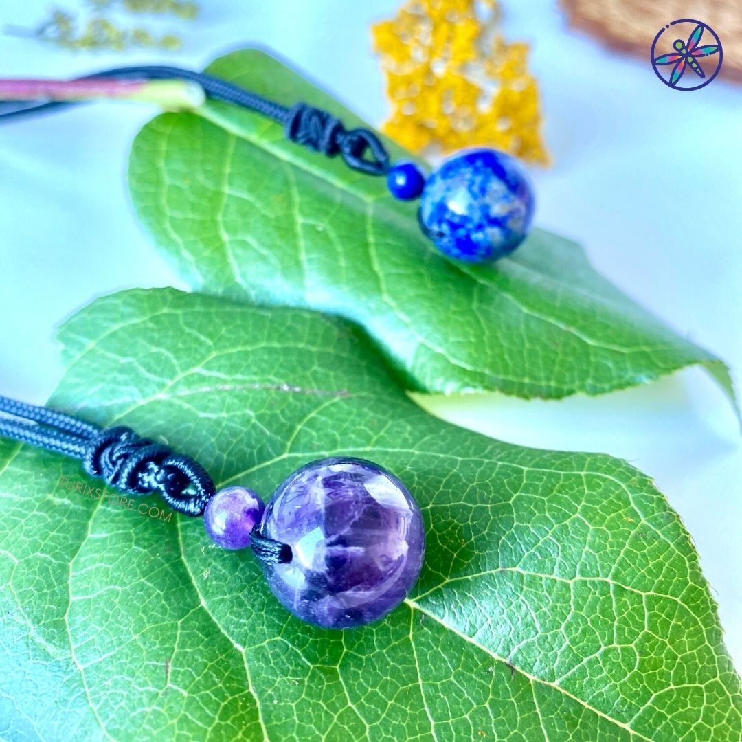Amethyst Sphere Necklace