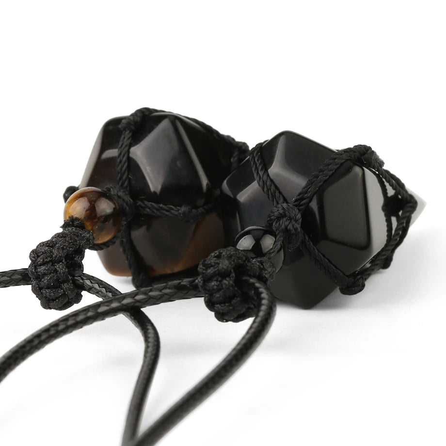 Balance Crystal Pendulum Necklace – Tiger Eye