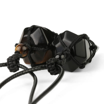 Balance Crystal Pendulum Necklace – Tiger Eye