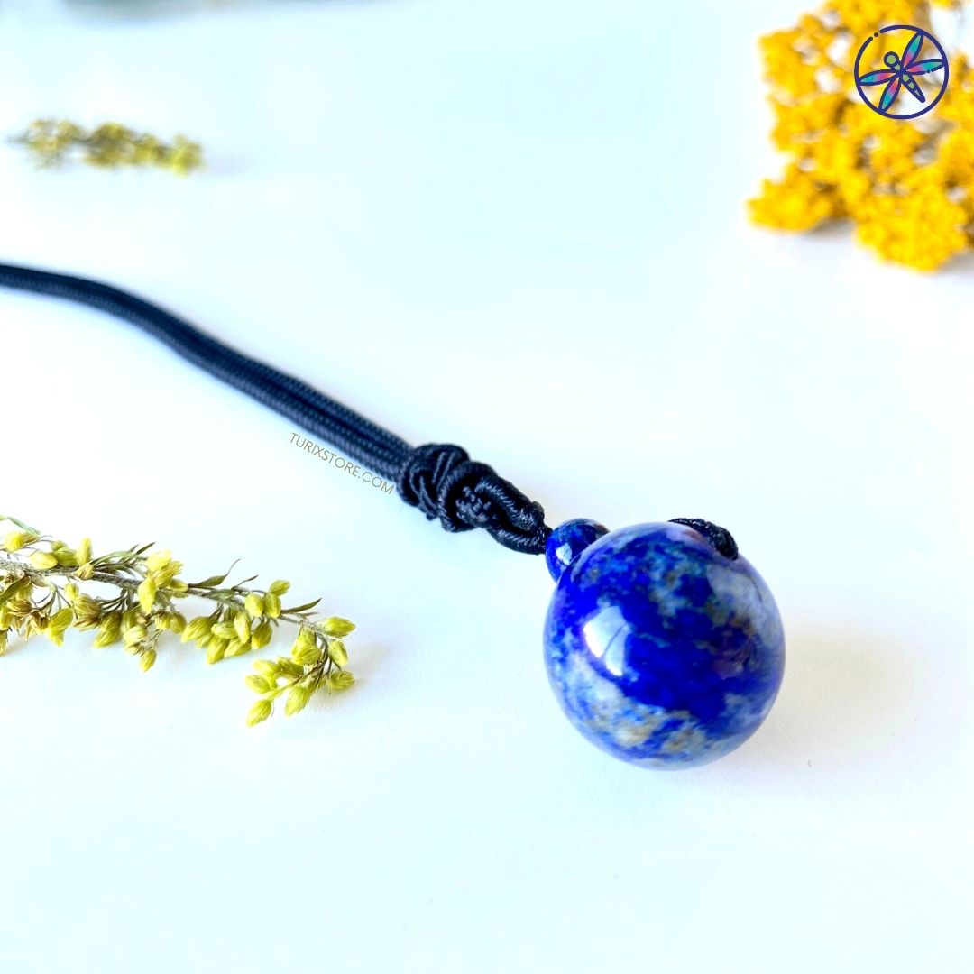 Lapis Lazuli Sphere Necklace