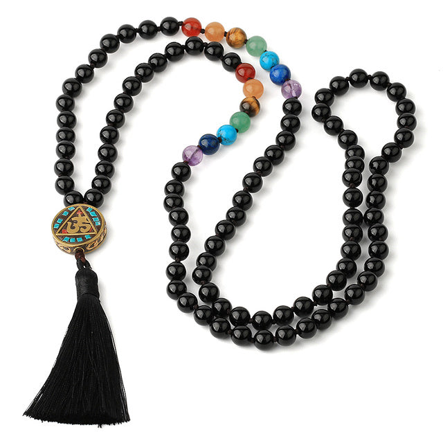 Malas de cristal largas: cuentas de 8 mm 