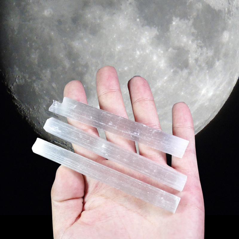 Cleansing Selenite Wands - Bonus Gift