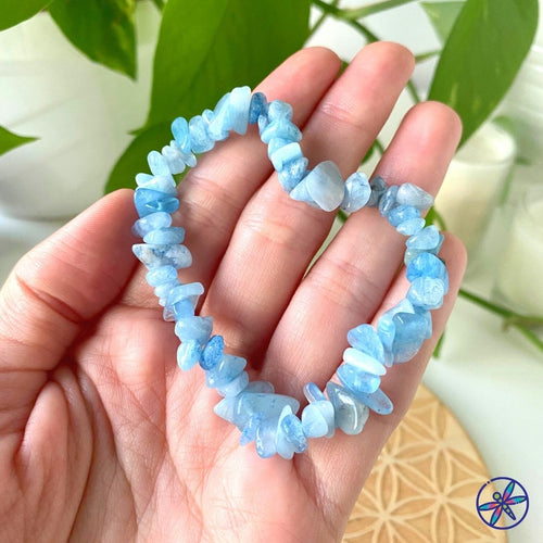 Aquamarine Chips Bracelet