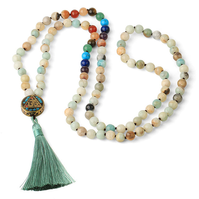 Long Crystal Malas - 8mm bead