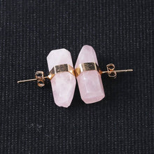 Geometric Stud Crystal Earrings