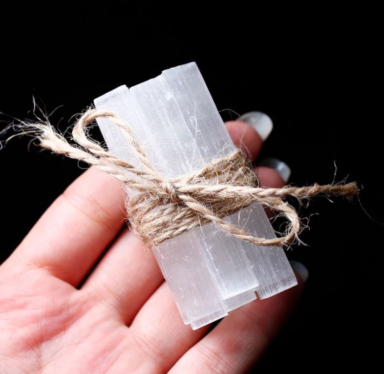 Cleansing Selenite Wands - Bonus Gift