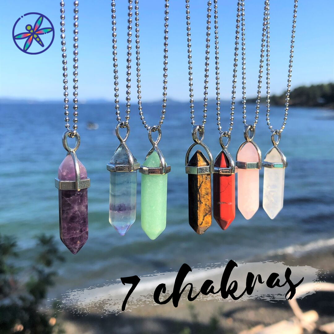 7 Chakras Crystal Necklace Set – Turix Crystals