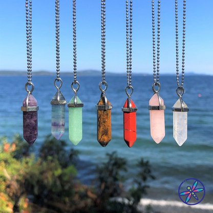 7 Chakras Crystal Necklace Set