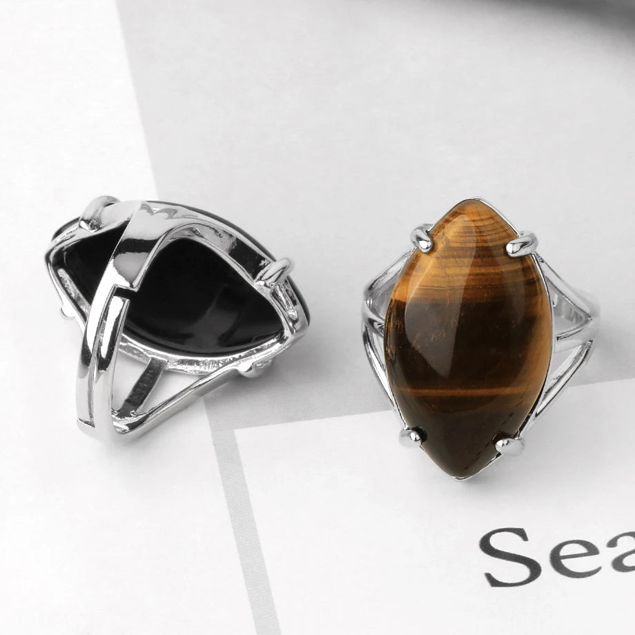 Healing Crystal Ring - 13 variations