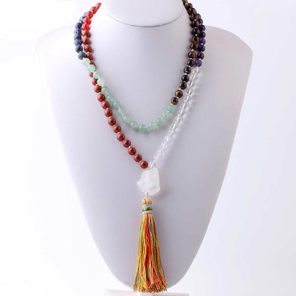 7 Chakras Crystals Mala