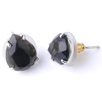 Water Drop Stud Crystal Earrings