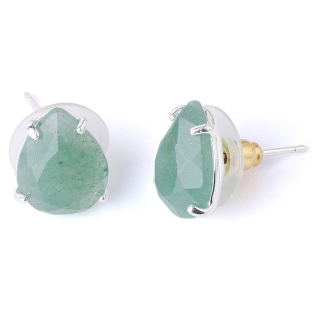 Water Drop Stud Crystal Earrings