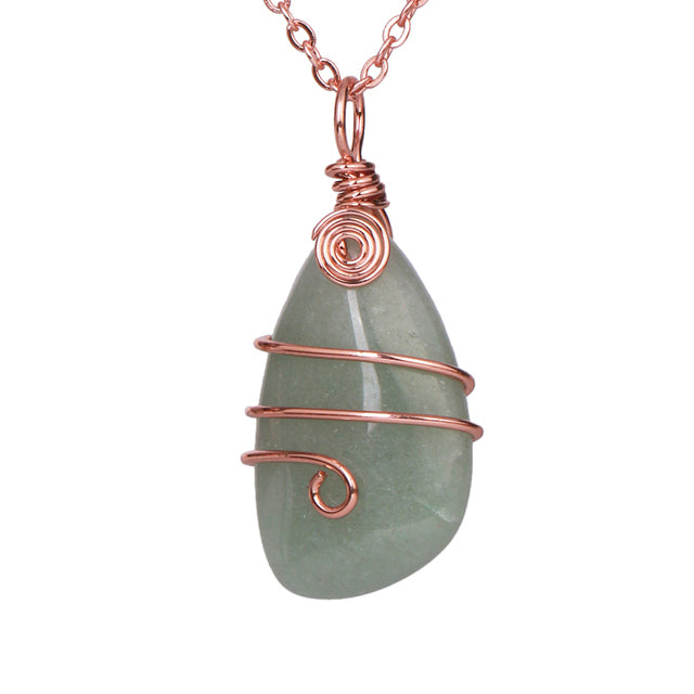 Life Journey - Wrapped Crystal Necklace
