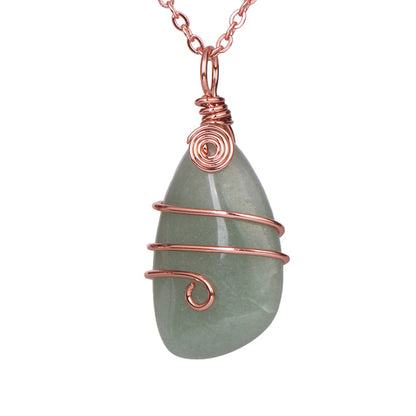 Life Journey - Wrapped Crystal Necklace