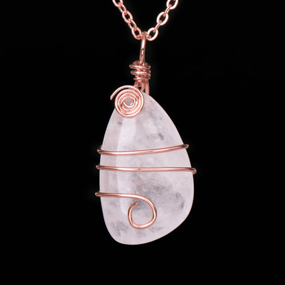 Life Journey - Wrapped Crystal Necklace