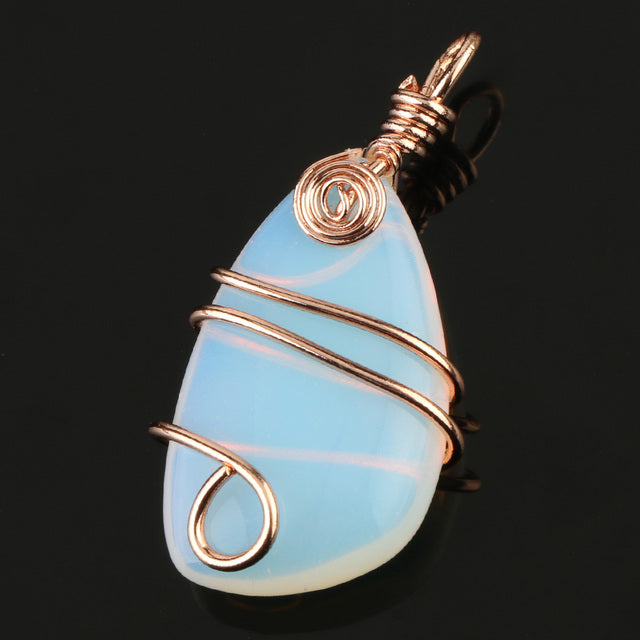 Life Journey - Wrapped Crystal Necklace