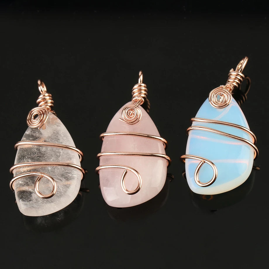 Life Journey - Wrapped Crystal Necklace