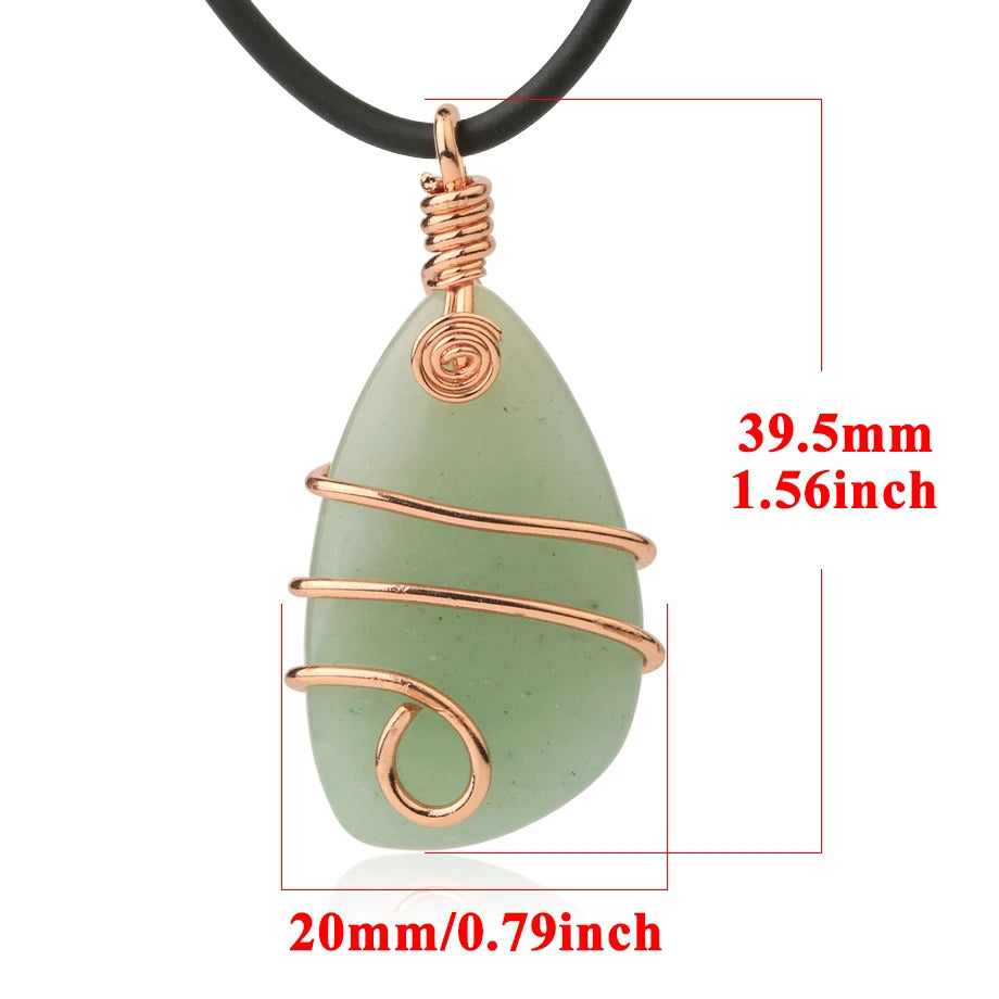 Life Journey - Wrapped Crystal Necklace