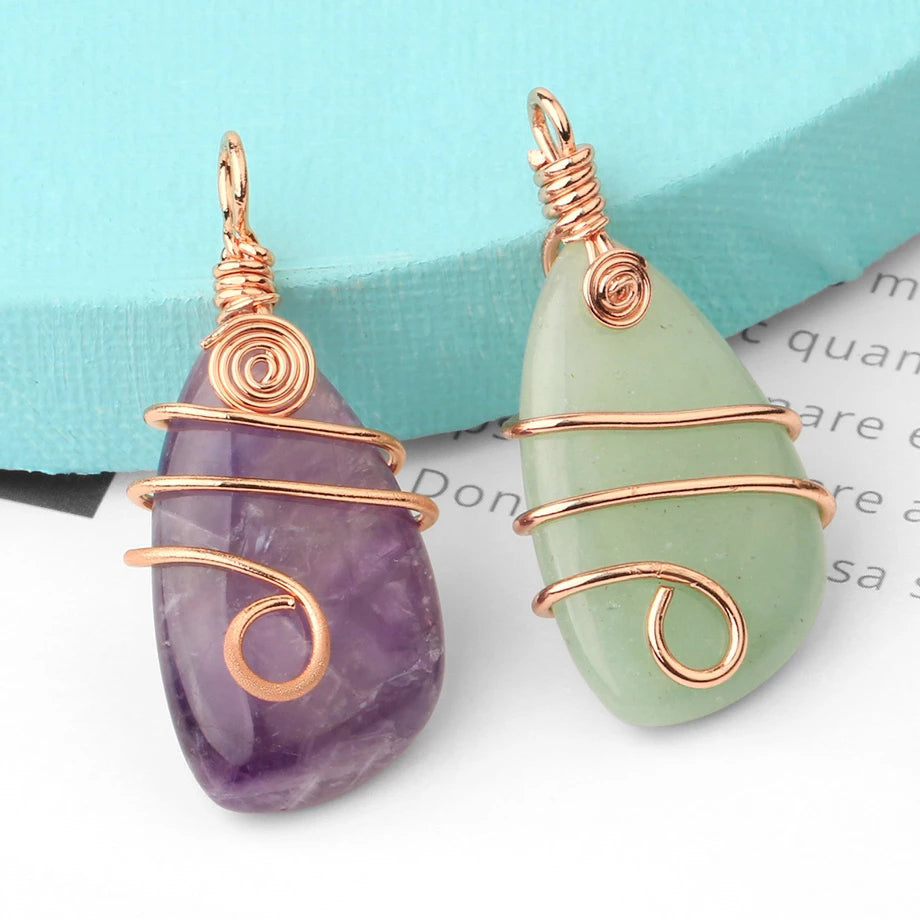 Life Journey - Wrapped Crystal Necklace