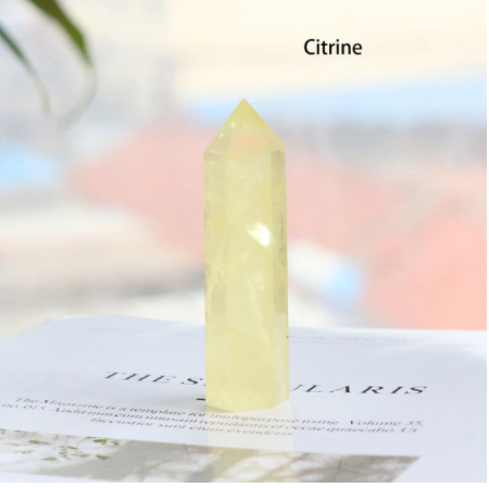 Puntas de cristal de 8-9 cm