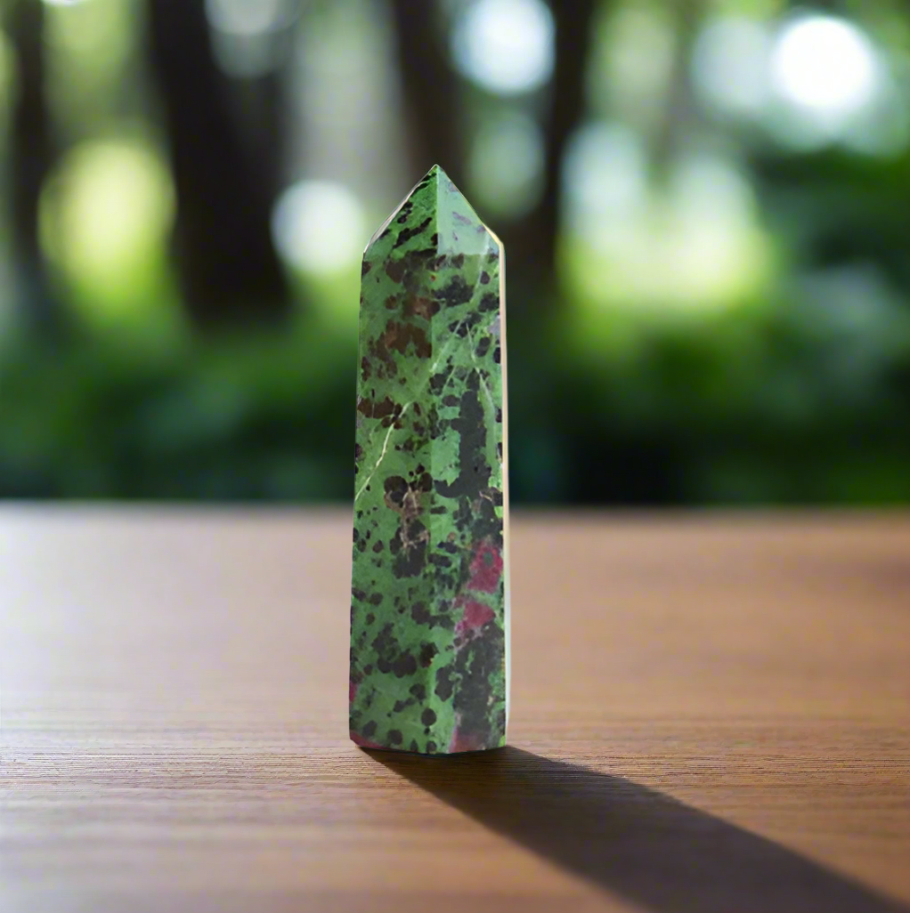 Epidote Crystal Point 8-9 cm