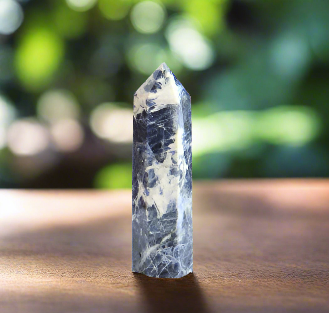 Sodalite Crystal Point 8-9 cm