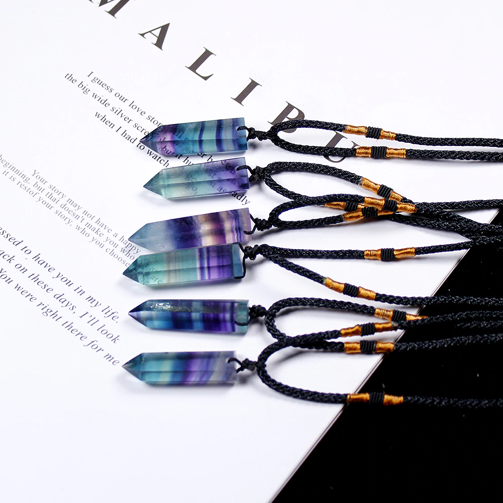 Divine Fluorite Crystal Necklace