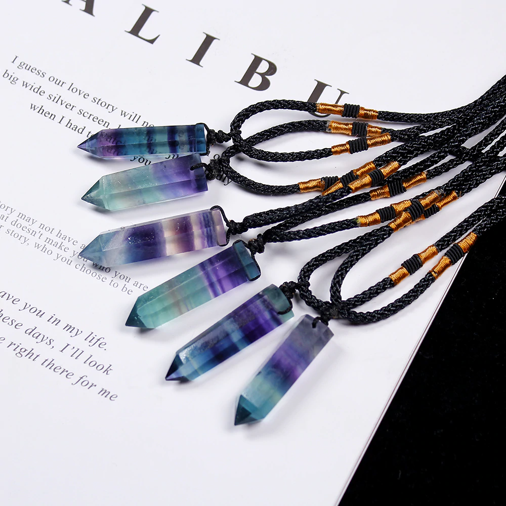 Divine Fluorite Crystal Necklace