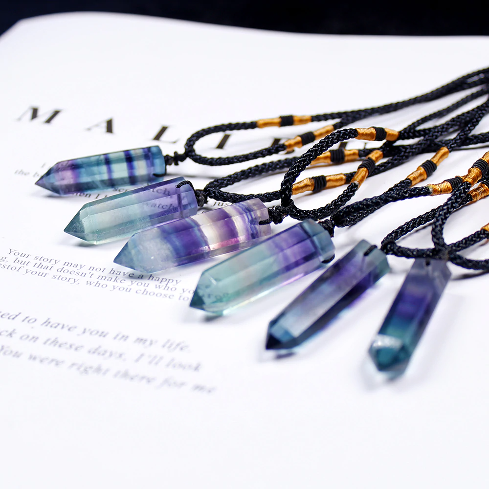 Divine Fluorite Crystal Necklace