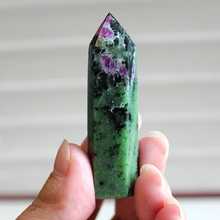 Ruby Zoisite Crystal Point  5-7 cm