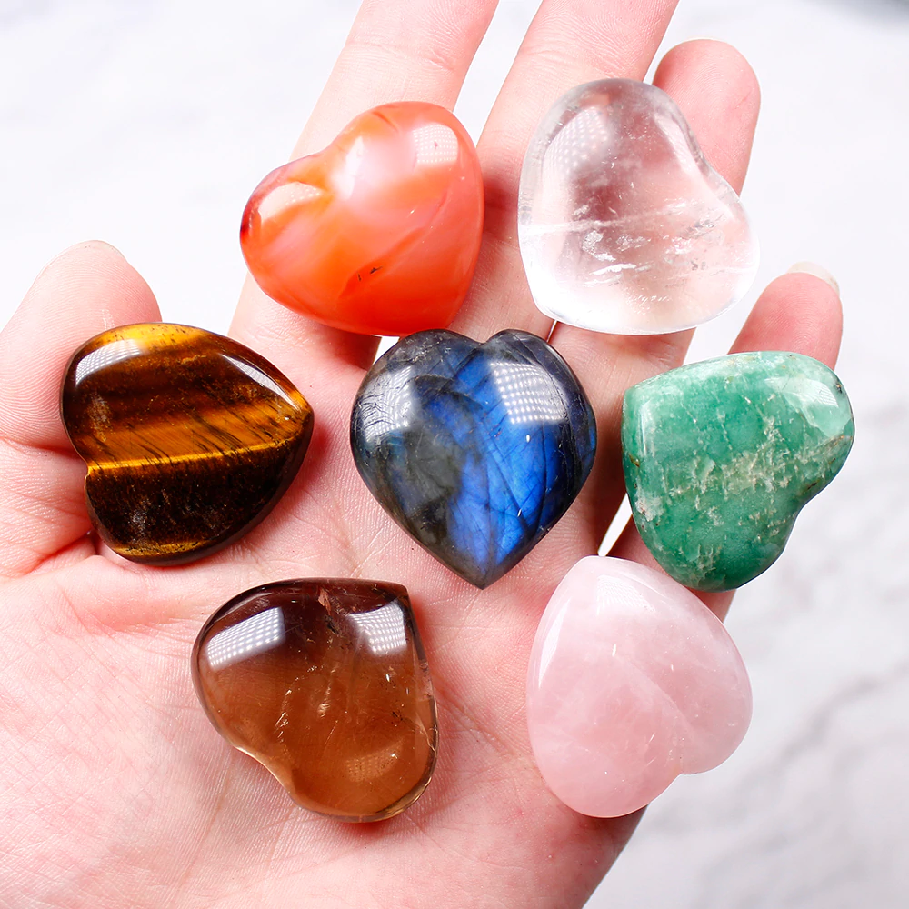 Colección Crystal Hearts - Juego de 7 piezas 