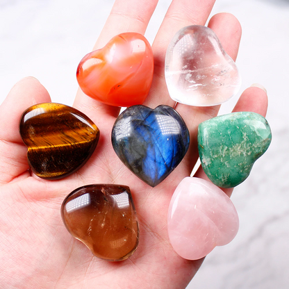 Colección Crystal Hearts - Juego de 7 piezas 