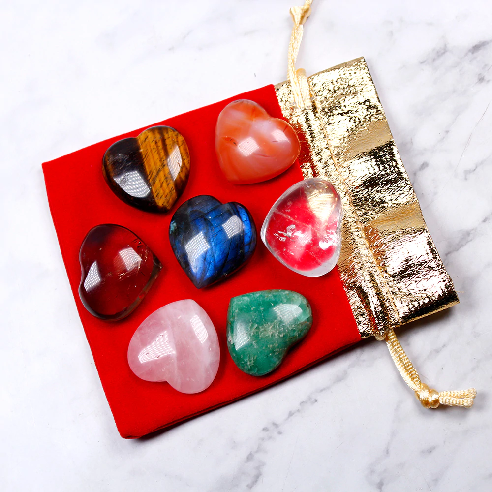 Colección Crystal Hearts - Juego de 7 piezas 