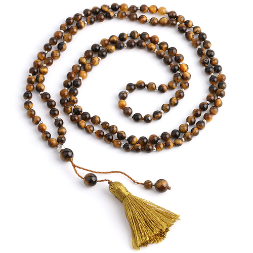 Tiger Eye Mala - 4mm beads