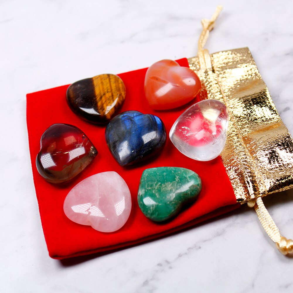 Colección Crystal Hearts - Juego de 7 piezas 