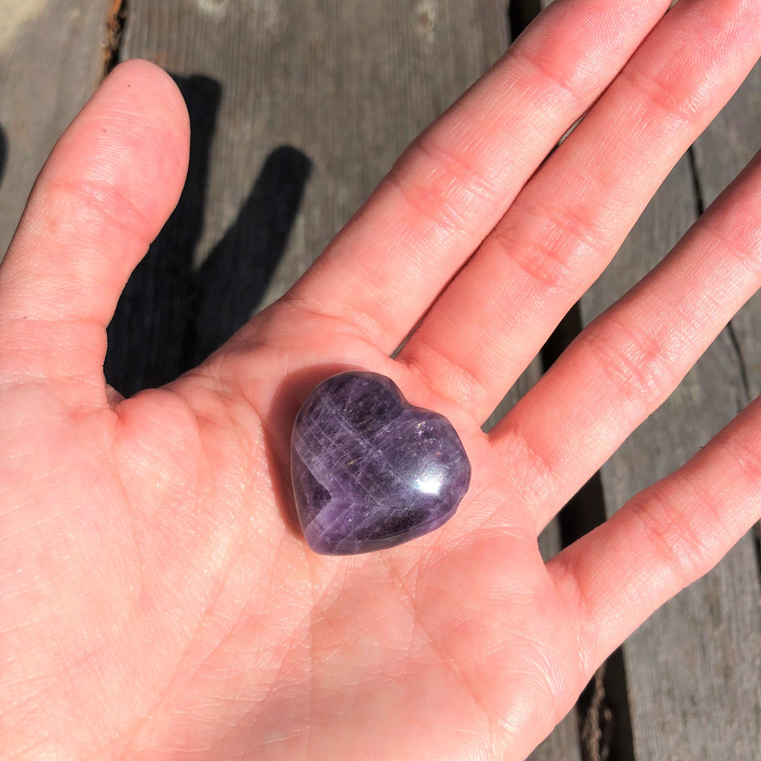 Polished Crystal Hearts Bundle - 4 pieces