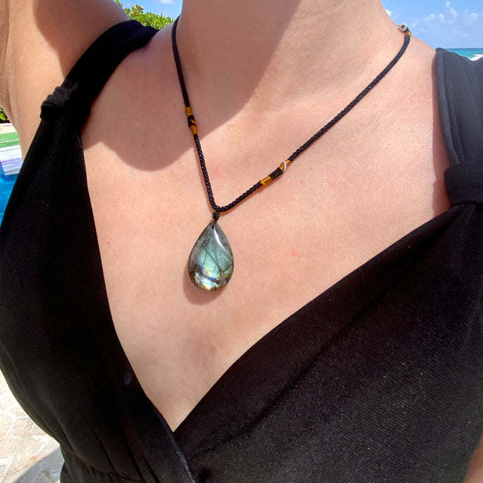 Mermaid's Dream Labradorite Crystal Necklace