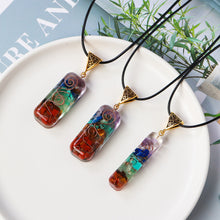Orgone Energy Necklace -  7 Chakra Crystals