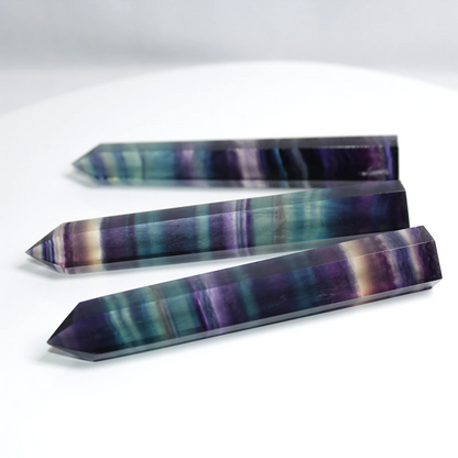 Rainbow Fluorite Points
