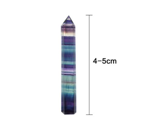 Rainbow Fluorite Points