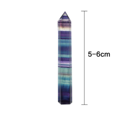 Rainbow Fluorite Points