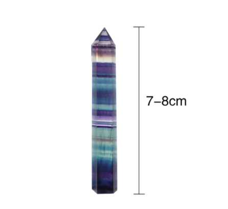 Rainbow Fluorite Points