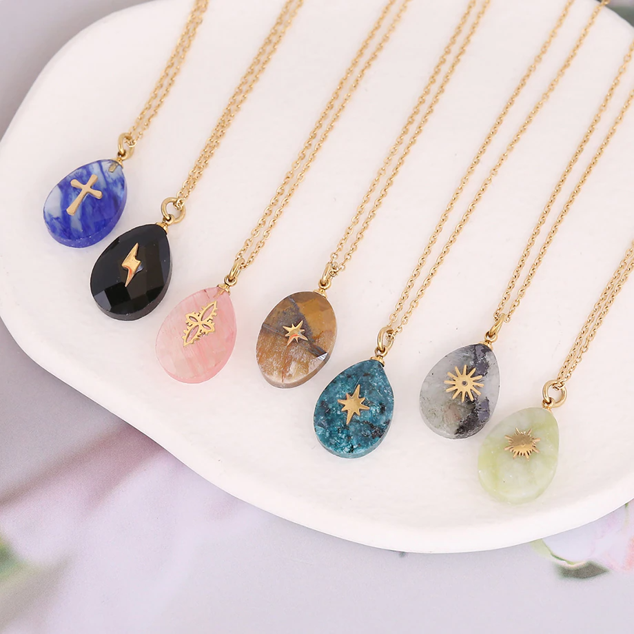 Dainty Cosmic Crystal Necklace – Apatite